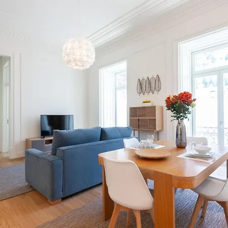 Flh Restauradores Bright Flat Лиссабон